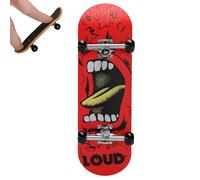 Finger Skateboard - Mini Skateboard Toy | Durable Alloy Finger Toys, Maple Board Skateboards Toy For Tricks and Fingertip Play, Kids, Teens,Adults, Fun, Desk and Collection