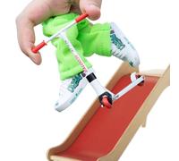 Finger Skateboard Set - Toys Accessories Kit, Mini Fingers Skateboards Scooters Pants Shoes Movement Kit | Ideal for Party Kids Fun Activities Tricks Play Skill Learning Use, 3.35 * 3.35inches