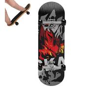 Finger Skateboards - Maple Wood Alloy 9.9x2.9x2.2cm | Mini Skateboard Toy Fingerboard Ramp Kit Trick Training Set | For Kids Coordination Indoor Play Collectible Gift and Daily Fun