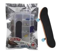 Finger Skateboards, Toddler Skateboard Toy, Portable Fingertip Board, Educational Training Toy Set, Realistic MiniSkate Design, Perfect for Travel Home School Desk Play, 10x3x2cm Maple