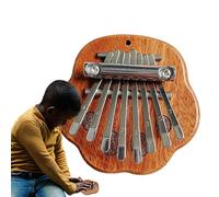 Finger Thumb Piano, 8-Key Marimba Pendant, 2.76x2.36in Cute Musical Instrument, Exquisite Portable Design, Beginner Friendly Music Learning for Kids Children Beginners