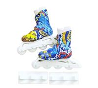 Finger Toy Shoes - PP 7.6x2x6.8cm, Fingerboard Mini Roller Skates for Fingers | Cool Mini Skateboard Shoes, Finger Breakdance Training Props Home Keychains Decoration for Kids Boys and Girls Gift