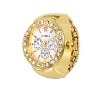 Finger Watches for Women - Vintage Analog Ring Watch, Fashion Quartz