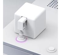 Fingerbots Plus Smarts - Pulsador de botón de robot con control táctil para control remoto con aplicación Smarts Life, comandos de voz, temporizador (blanco)