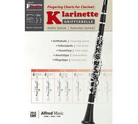 Fingering Charts Bb-Clarinet Oehler System (Alfred's Fingering Charts Instrumental)