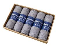Fingering Weight Yarn - Soft Scarf Yarrn Alpaca Wool Crochet Thread | Comfortable Crocheting Beginner Yarns | Breathable Fingering Sock Weight Yarn For Scarves, Hats, Sweaters