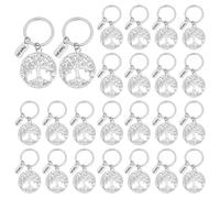 FINGERINSPIRE 24 llaveros de agradecimiento del árbol de la vida, llavero de moda, para graduación, día del profesor, Acción de Gracias, amistad, regalos de agradecimiento para empleados, regalos de