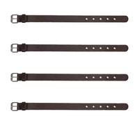 FINGERINSPIRE 4 correas de extensión tradicionales Kilt con hebilla de cinturón de piel sintética, 42 x 2,5 cm, cinturón ajustable de piel de café oscuro con hebilla de metal para mujer para abrigo