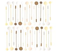 FINGERINSPIRE 40 Pieza 5 Colores Broche Bandeja Redonda, Alfileres Seguridad Latón, Palos Solapa 10mm & 15mm Broche Bandeja Alfiler Traje Corbata Sombrero Bufanda Insignia para Bricolaje, Bisutería