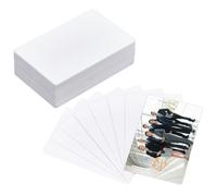 FINGERINSPIRE 80PCS Sublimación de tarjetas de visita de metal en blanco 8.5x5.3cm Sublimación de tarjetas de visita de doble cara de inyección de tinta de aluminio imprimible de tarjetas de visita