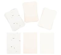FINGERINSPIRE 90 unidades de papel de morera natural de 28 x 17 cm, papel de arroz blanco antiguo, de fibras naturales, papel de seda natural, seda sintética, papel washi para escribir, pintar, hacer