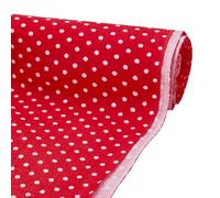 FINGERINSPIRE Paquete de telas Fat Quarters de lunares mini rojos para quilting 102x158cm Tela de patchwork de algodón para coser y hacer manualidades para artículos de manualidades hechos a mano