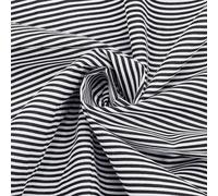 FINGERINSPIRE Tela de algodón a rayas blancas y negras - 1 m, 1,6 m de ancho, rectángulo de costura con patrón de tiras para ropa de muñecas, manualidades, Países Bajos a rayas por The Yard