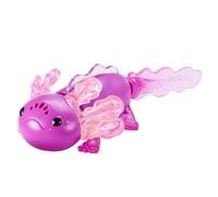 Fingerlings Axolotl Interactivo para bebé, Ziggy (Magenta), Nada y se Ilumina