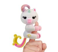 Fingerlings El nuevo unicornio bebé interactivo 2023 reacciona al tacto, más de 70 sonidos y reacciones, Lulu (blanco)