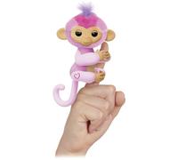 FINGERLINGS Harmony - Mono interactivo para bebé, color púrpura, juguete electrónico para niños a partir de 5 años, animal interactivo que se engancha al dedo, reacciones al tacto, 70 sonidos, idea de