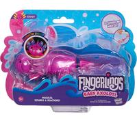 Fingerlings Interactivos Bebé Axolote, Ziggy (Magenta), Nada Y Se Ilumina