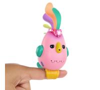 WowWee Pájaro interactivo Debbie – Graba y reproduce mensajes, más de 40 sonidos – Rosa