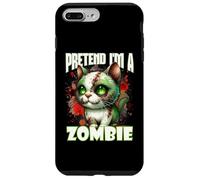 Fingir Im A Zombie Cat Horror Comedia Halloween Diseño Carcasa para iPhone 7 Plus/8 Plus