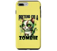 Fingir Im A Zombie Cat Horror Comedia Halloween Diseño Carcasa para iPhone 7 Plus/8 Plus