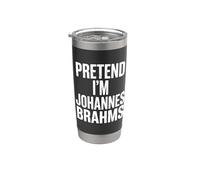 Fingir que soy Johannes Brahms Vaso térmico de acero inoxidable de doble pared