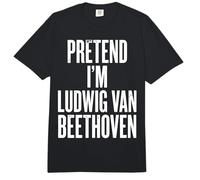 Fingir Que Soy Ludwig Van Beethoven Comfort Colors Adult Heavyweight T-Shirt