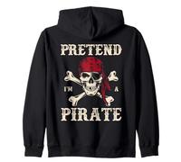 Fingir que soy un pirata divertido Halloween Talk Like a Pirate Day Sudadera con Capucha