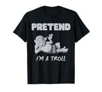 Fingir Que Soy un Troll Divertido Trolls Camiseta