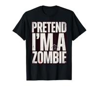 Fingir Que Soy un Zombi Divertido introvertido Halloween Camiseta