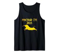 Fingir Que Soy Zeus un Toro magnífico Divertido Halloween Camiseta sin Mangas