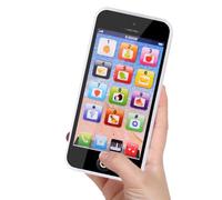 Fingir teléfonos - Juguete del teléfono musical Y-Phone - Jugar por teléfono con luces y música, aprender a estudiar inglés juguete del móvil fingir c