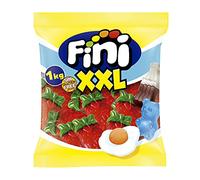 FINI Caramelo gigante XL de fresa con sabor a fruta, bolsa de 1 kg