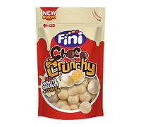 Fini Chococrunchy Bolas de Maíz Crujientes Recubiertas de Chocolate Blanco, 115g