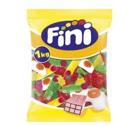 Fini Cinema Mix 1 kg Surtido de Golosinas Sin Gluten y Sin Lactosa Variadas para Amantes de Sabores Únicos y Deliciosos
