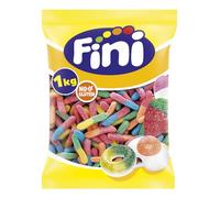 Fini - Gusanos Pica Pica | Chuches en Bolsa de 1kg | Golosinas Ideales para Eventos, Cumpleaños Halloween o Navidades | Sin Gluten.