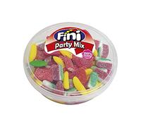Fini Party Mix | Surtido de Gominolas de Sandía, Regaliz, Ladrillo, Plátano - Tarro 450 gr - El embalaje puede variar