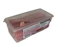 Fini Regaliz Relleno Cubierto de Pica Sabor Fresa - Paquete de 12 x 160 gr - Total: 1920 gr