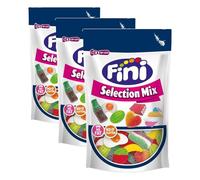 Fini | Selection Mix | Surtido de Caramelos de Goma, Regaliz, Chicle y Marshmallow | 150 gr | Chuche Ideal para Eventos, Cumpleaños, Halloween o Navidades (Paquete de 3)