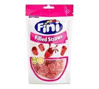 Fini Taco Torcida Rellena Pica con Zumo de Fruta | Sour Filled Straws - 165 gr