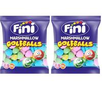 Fini Tronc | Marshmallow | Bolas de Golf Surtidas | 125 Uds | Chuche Ideal para Eventos, Cumpleaños, Halloween o Navidades. (Paquete de 2)