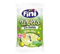 Fini Uvas de la Suerte 22 Bolsitas de 30g - Gominolas sin Gluten con Sabores Fresa y Melón para una Nochevieja Dulce y Divertida