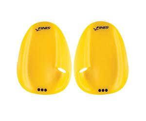 Finis Agility Paddles (Floating) Tubo Frontal de Natación, Unisex Adulto, Amarillo, Large