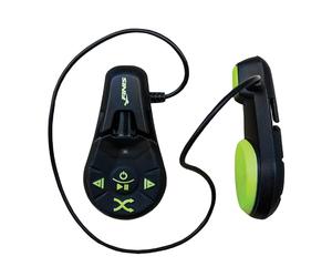 Finis DUO underwater - Reproductor MP3, color negro/ verde ácido