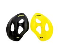FINIS ISO Paddle Guantes de Agua, Unisex Adulto, Amarillo y Negro, Med