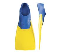 FINIS Long Floating Fin 1-3 - Aletas Infantiles, Color Azul/Amarillo
