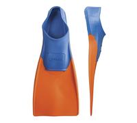 FINIS Long Floating Fin Jr. 11-1 - Aletas Infantiles, Color Azul/Naranja
