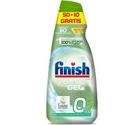 Finish 0% Gel Detergente para Lavavajillas - 60 Dosis