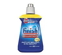 Finish - 5X Power Actions - Abrillantador fragancia limón, 4 envases de 250 ml [1 litro]