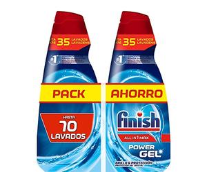 Finish All in 1 Max Power Gel lavavajillas - brillo y protección - 70 lavados