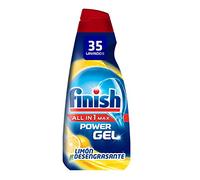 Finish Gel Lavavajillas Todo en 1 Max Limón - 35 dosis